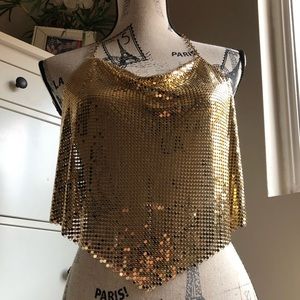 Gold metal top